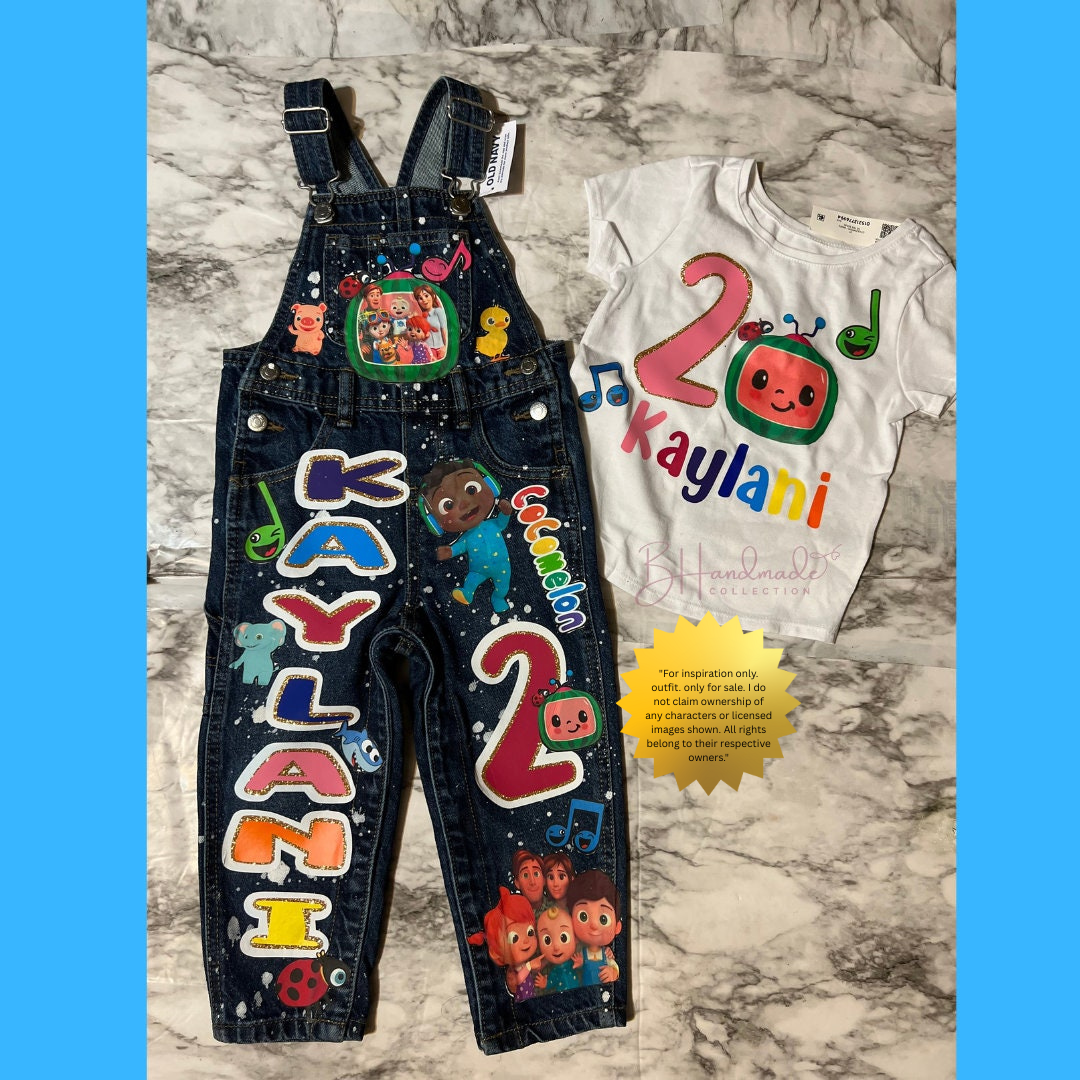 Colorful Music Birthday Outfit β Nursery Rhyme Theme β Custom Handmade Toddler Party Outfit β Overalls, Skirt, Shorts, or Tutu