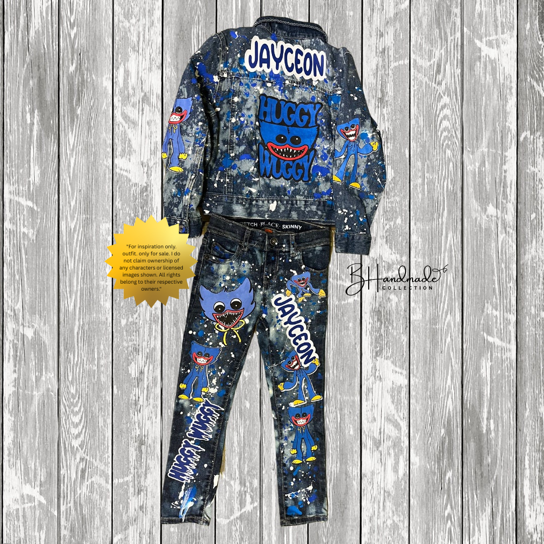 Blue Monster Birthday Outfit β Silly Scary-Inspired Theme β Custom Handmade Toddler Party Outfit β Overalls, Skirt, Shorts, or Tutu