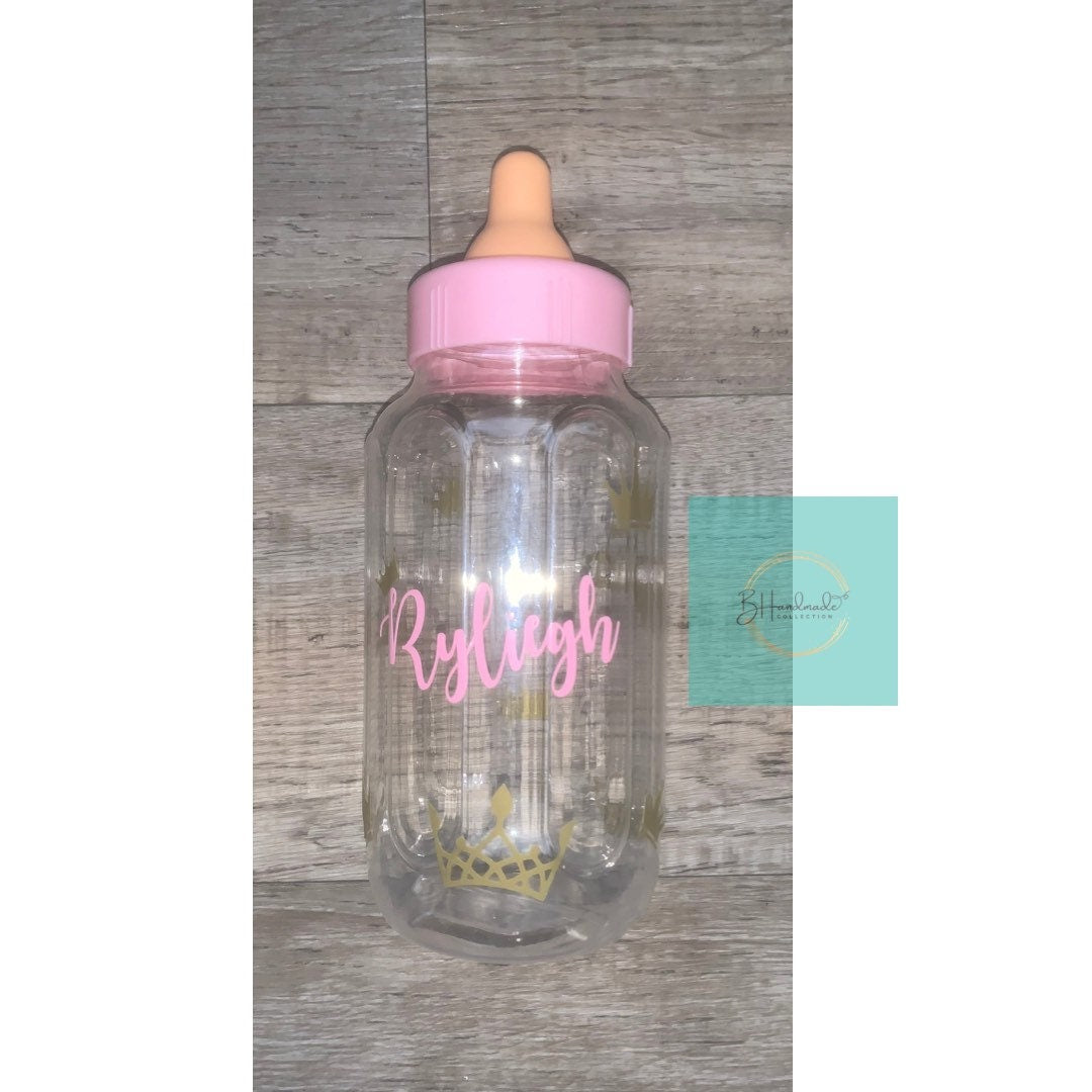 Baby bottle bank baby shower gift