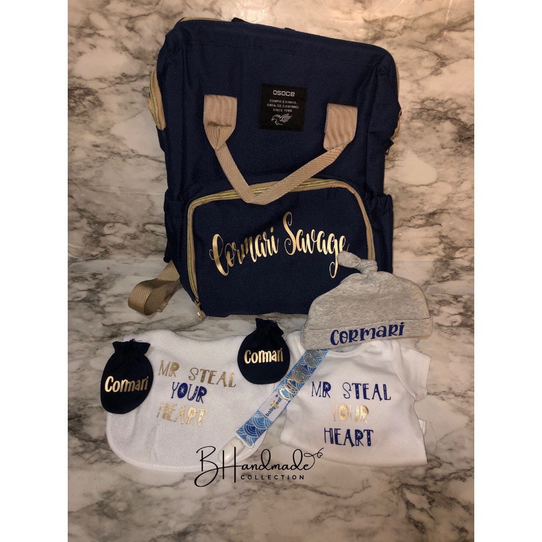 Mini baby diaper bag set