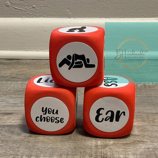 adult date night candle adult play dice