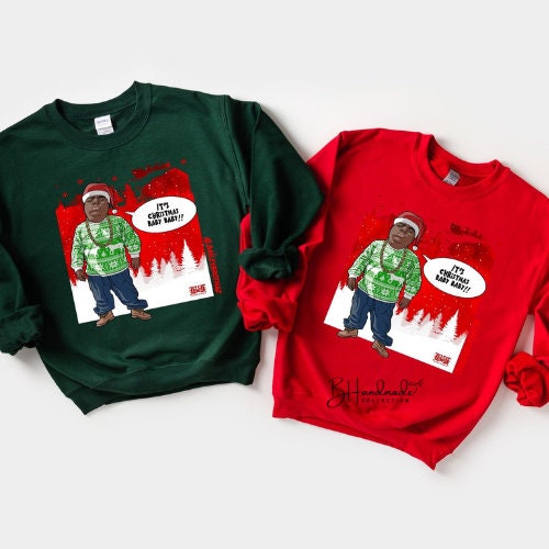 Biggie tribute inspired It’s Christmas Baby Baby graphic tee