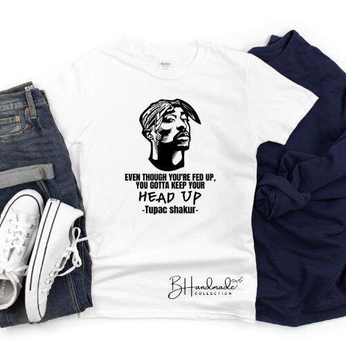 keep ya head up tupac tribute memorial tee