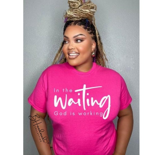 In The Waiting graphic tee