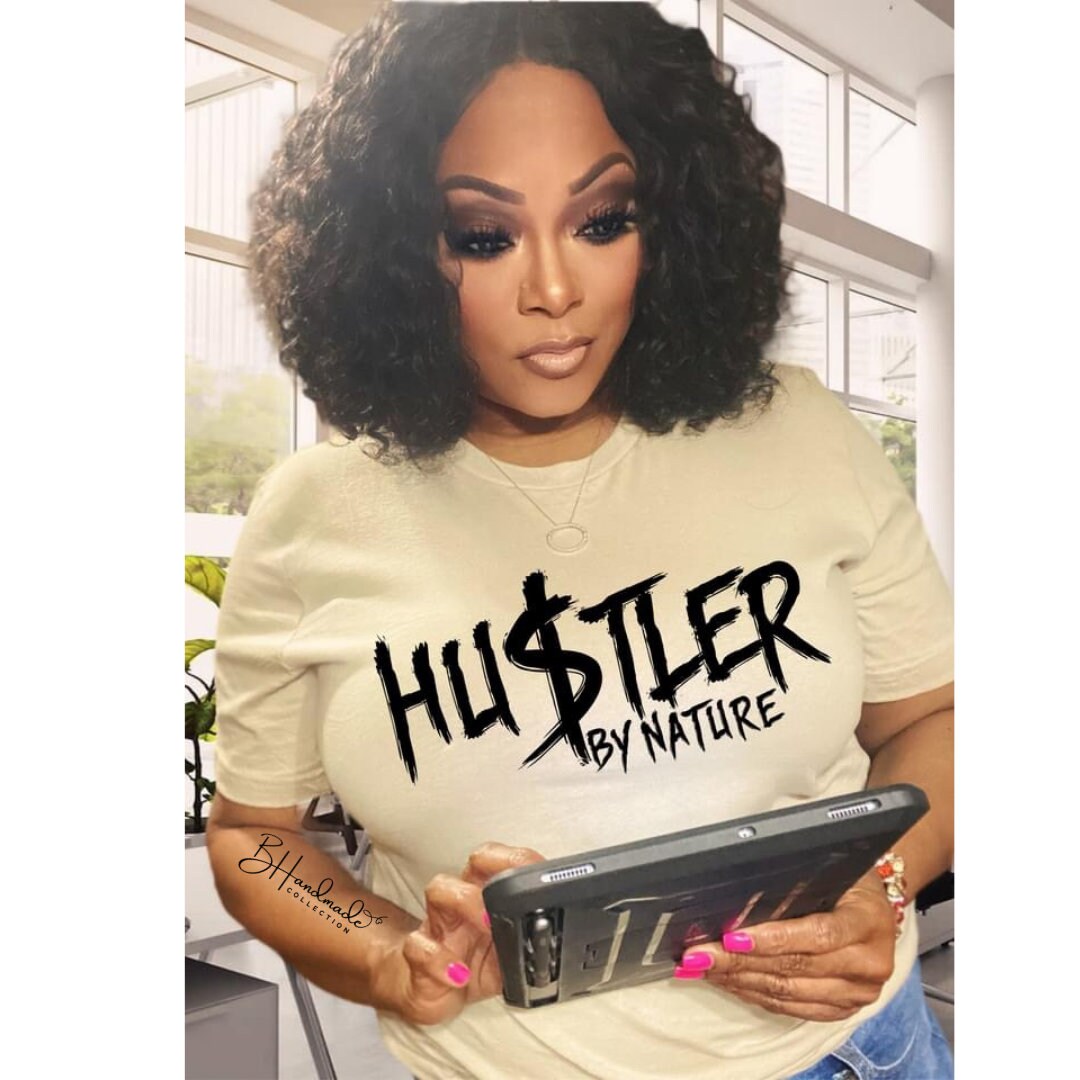 Hustler By Nature graphic tee