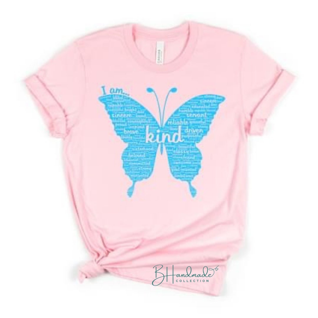 I Am Butterfly Word Art Greek