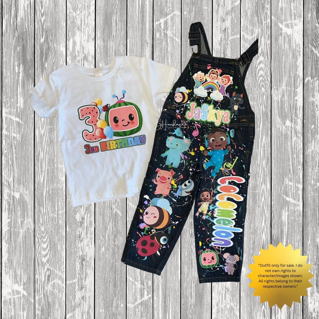 Colorful Music Birthday Outfit β Nursery Rhyme Theme β Custom Handmade Toddler Party Outfit β Overalls, Skirt, Shorts, or Tutu