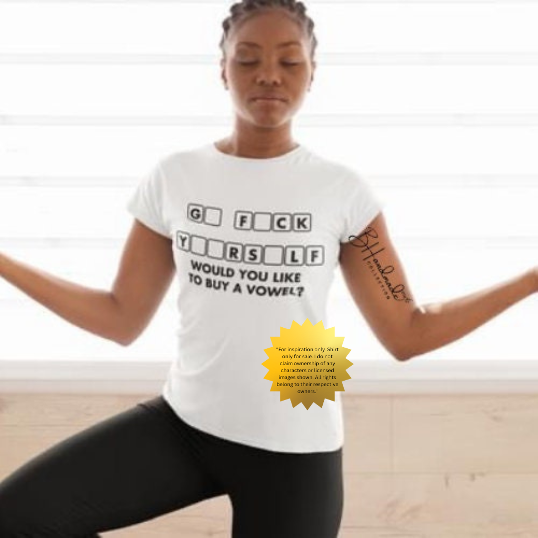 Buy a Vowel Funny Graphic Tee – Bold Adult Humor Shirt – Censored Curse Word T-Shirt – Handmade Unisex Offensive Tee