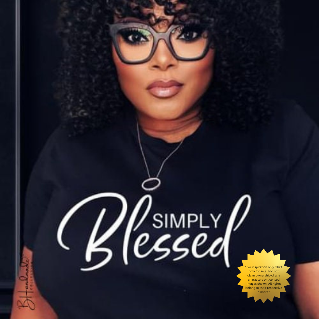 Simply Blessed Graphic Tee | Faith & Gratitude Unisex Shirt