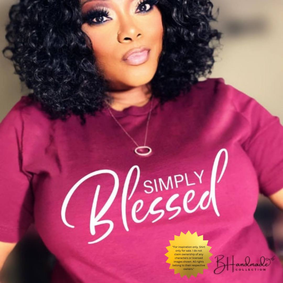 Simply Blessed Graphic Tee | Faith & Gratitude Unisex Shirt