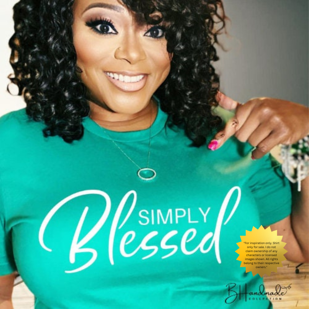 Simply Blessed Graphic Tee | Faith & Gratitude Unisex Shirt