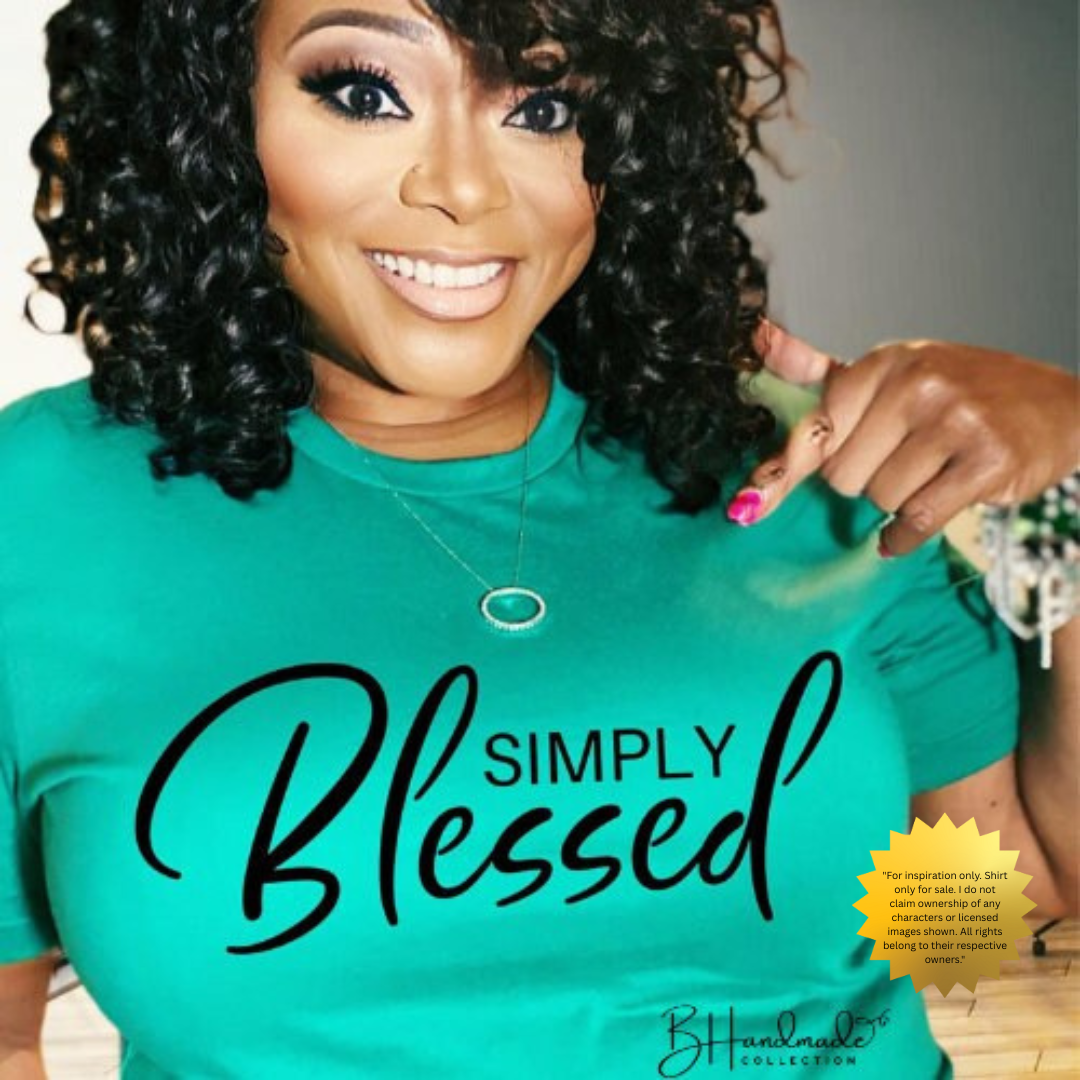 Simply Blessed Graphic Tee | Faith & Gratitude Unisex Shirt