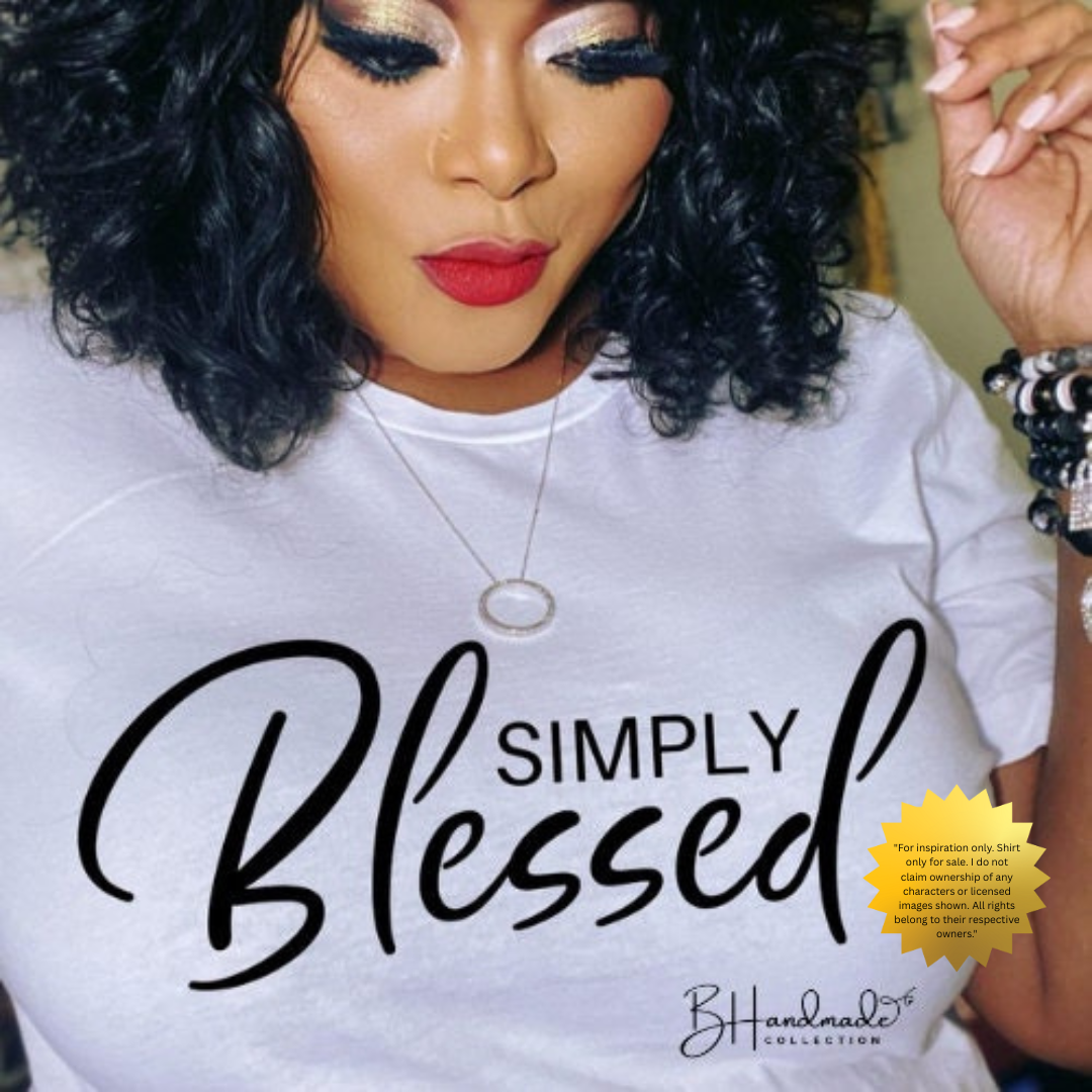 Simply Blessed Graphic Tee | Faith & Gratitude Unisex Shirt