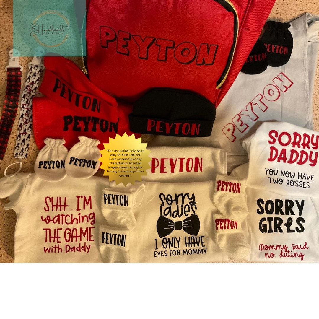 Standard Diaper Bag Set | Personalized Baby Gift | Custom Newborn Essentials Bundle | Baby Travel Bag