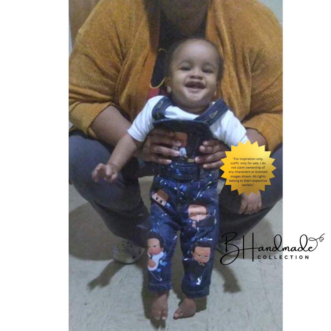 Little Boss Birthday Outfit – CEO-Inspired Theme – Custom Handmade Toddler Party Clothes – Overalls, Skirt, Shorts, or Tutu