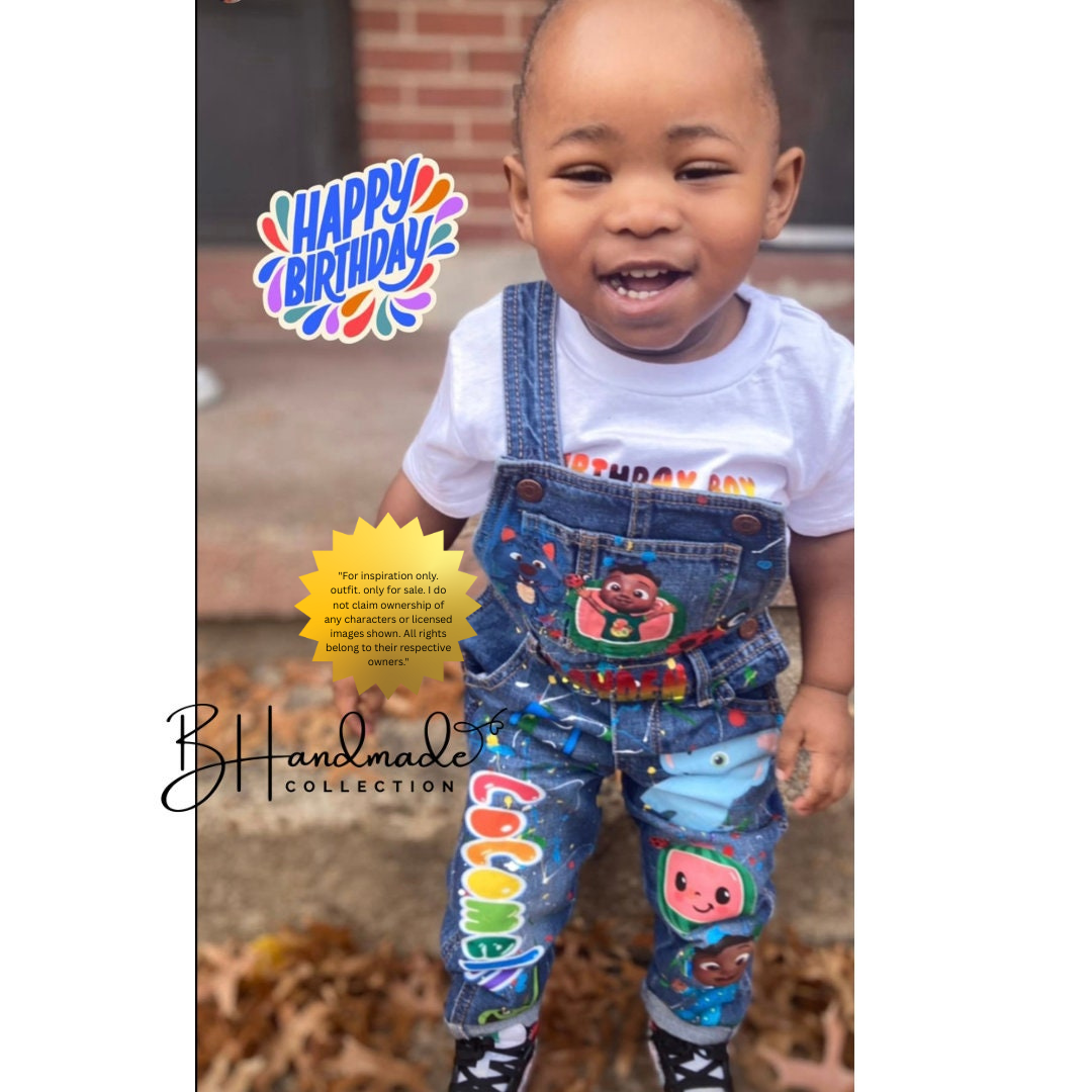 Colorful Music Birthday Outfit – Nursery Rhyme Theme – Custom Handmade Toddler Party Outfit – Overalls, Skirt, Shorts, or Tutu