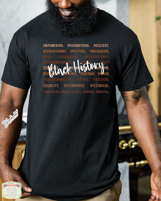 Black History Defined Statement Tee & Sweatshirt | Unisex & Youth Sizes