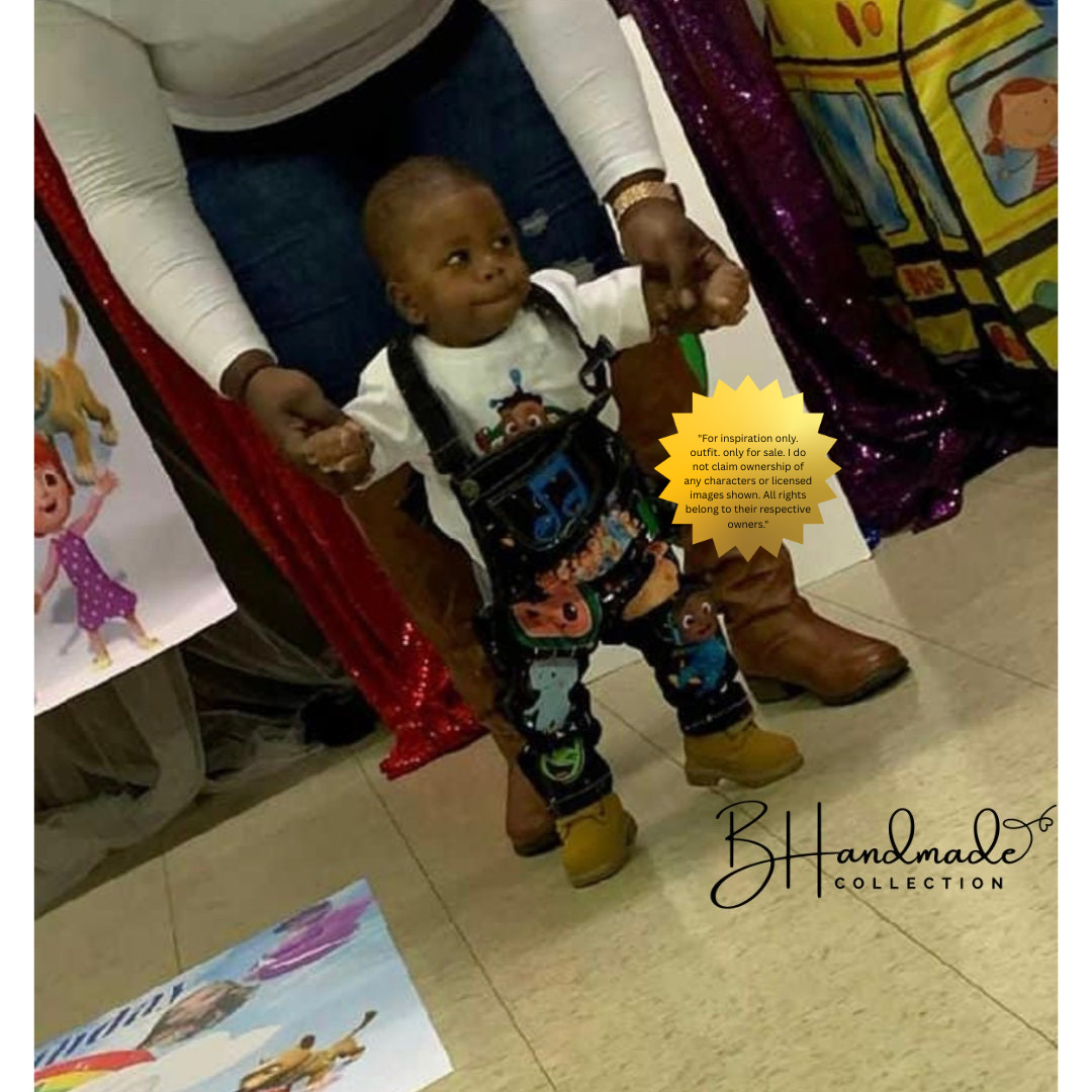 Colorful Music Birthday Outfit – Nursery Rhyme Theme – Custom Handmade Toddler Party Outfit – Overalls, Skirt, Shorts, or Tutu