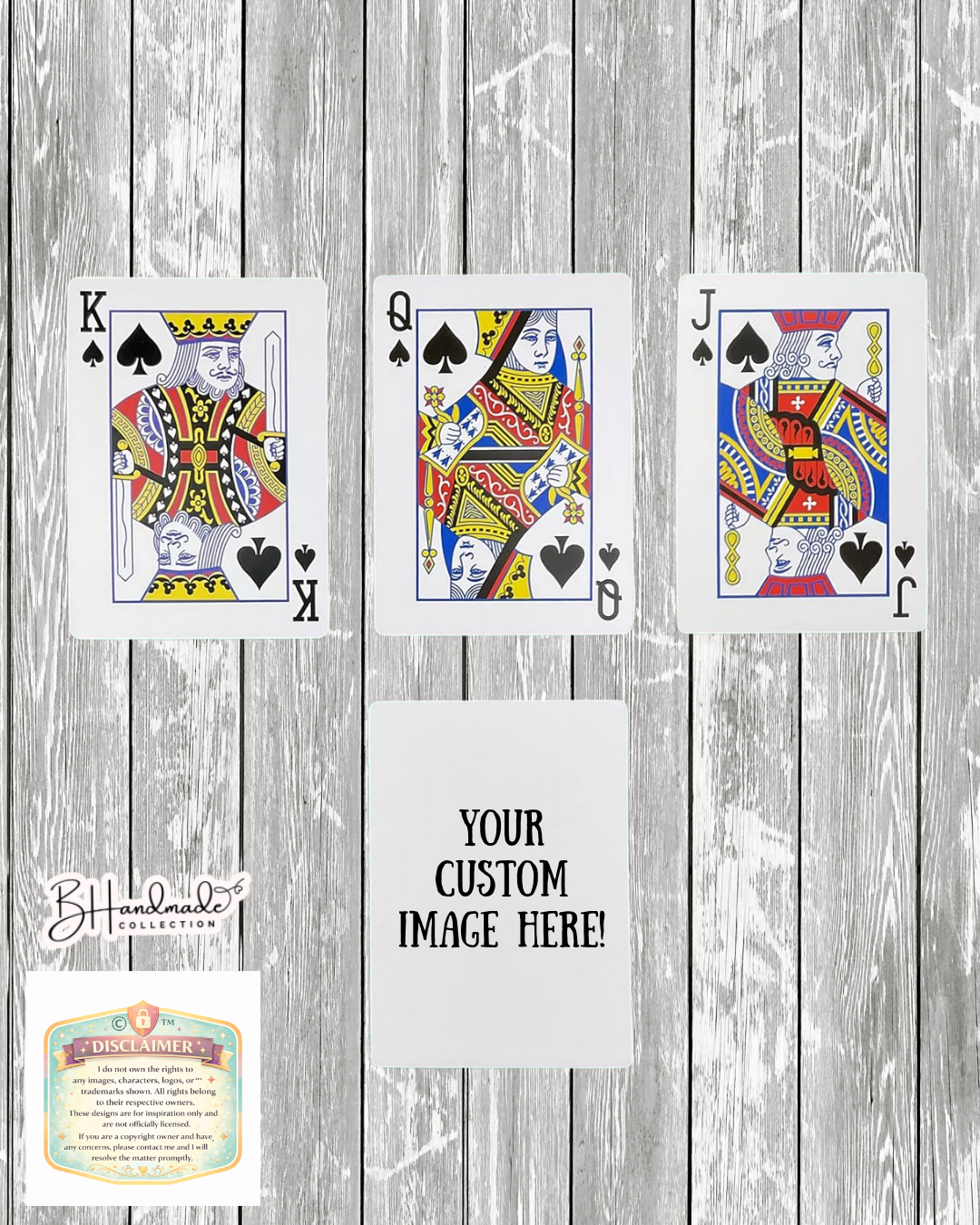 Custom Photo Playing Cards | Personalized Deck with Your Image | Unique Gift for Couples, Friends & Family