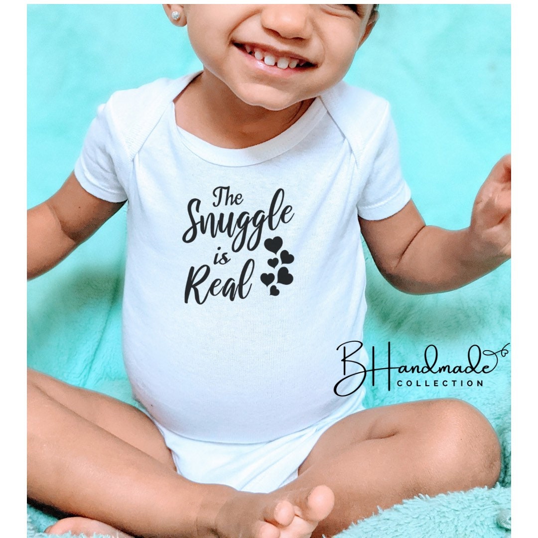 The snuggle is real bib/onesie®