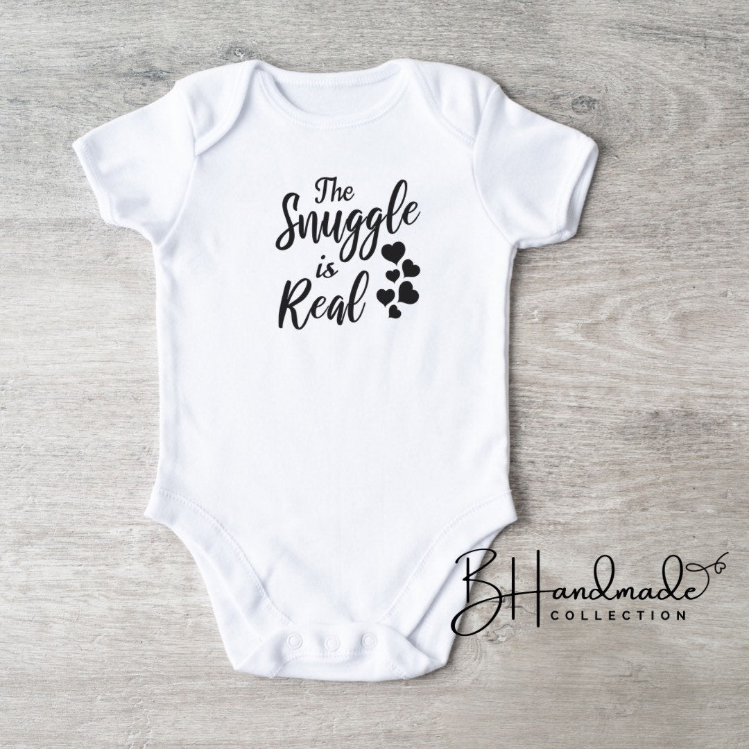 The snuggle is real bib/onesie®