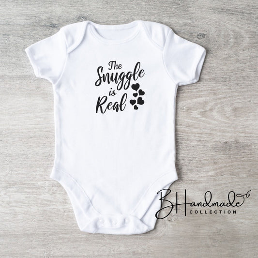 The snuggle is real bib/onesie®