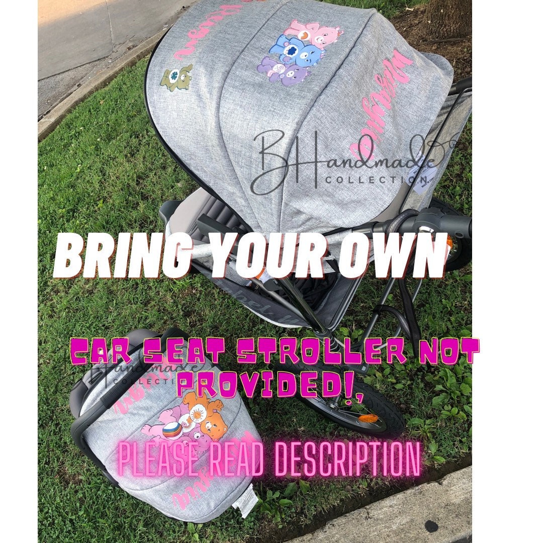 Bring your own stroller/car seat