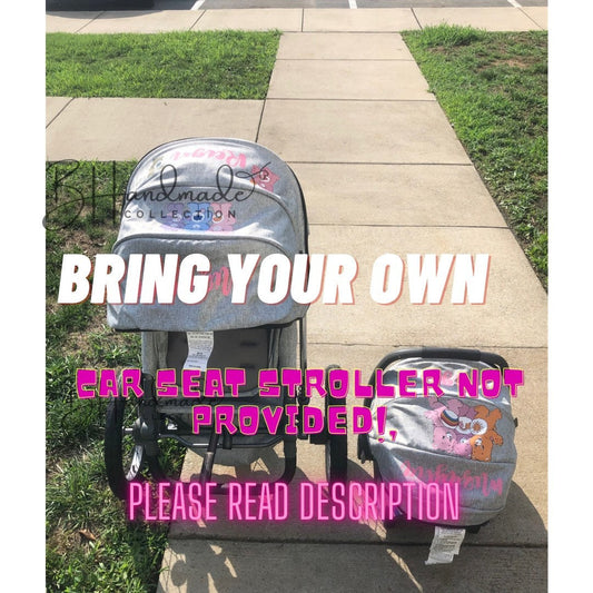 Bring your own stroller/car seat