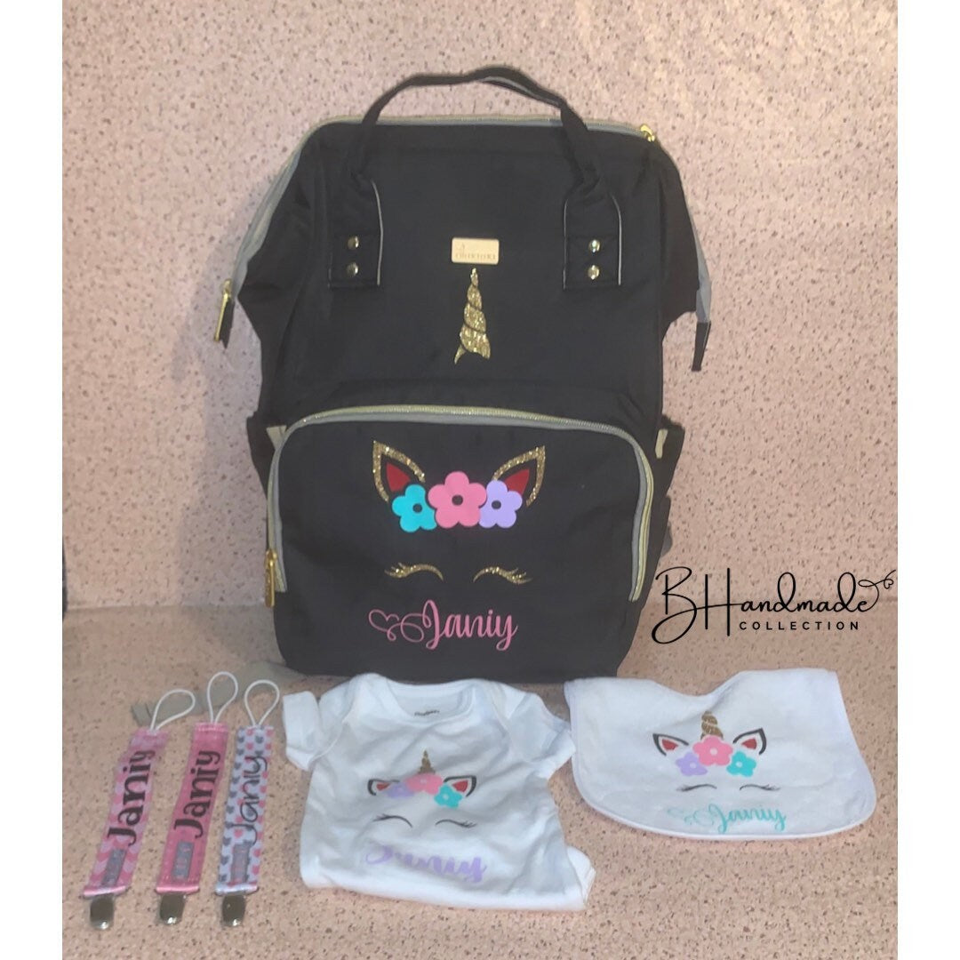 Mini baby diaper bag set