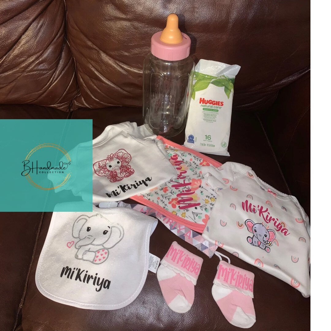 Baby bottle bank baby shower gift