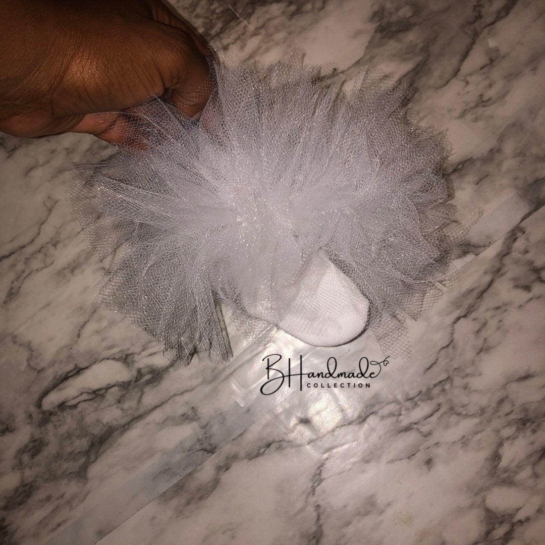Puffy tutu socks