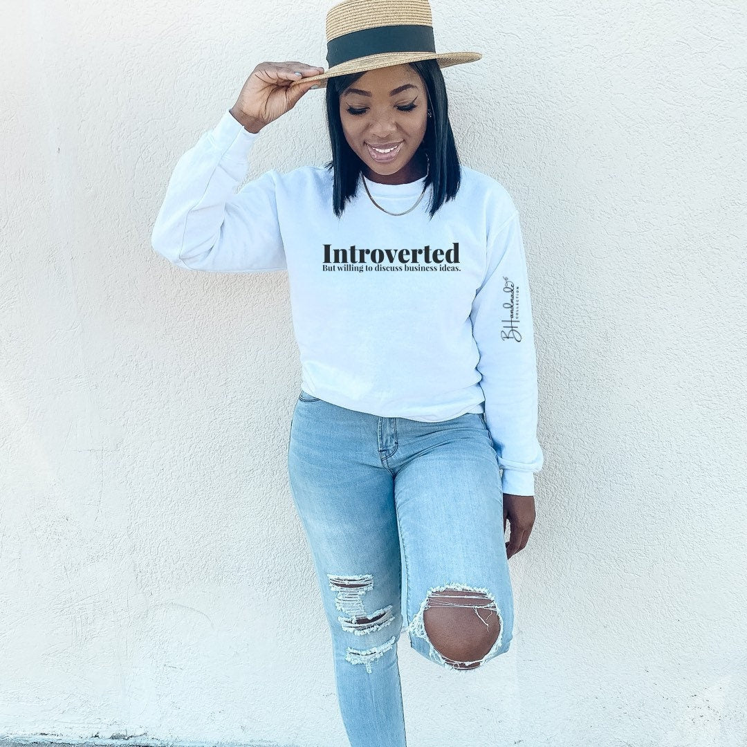 Introverted ceo business owner graphic tee shirt