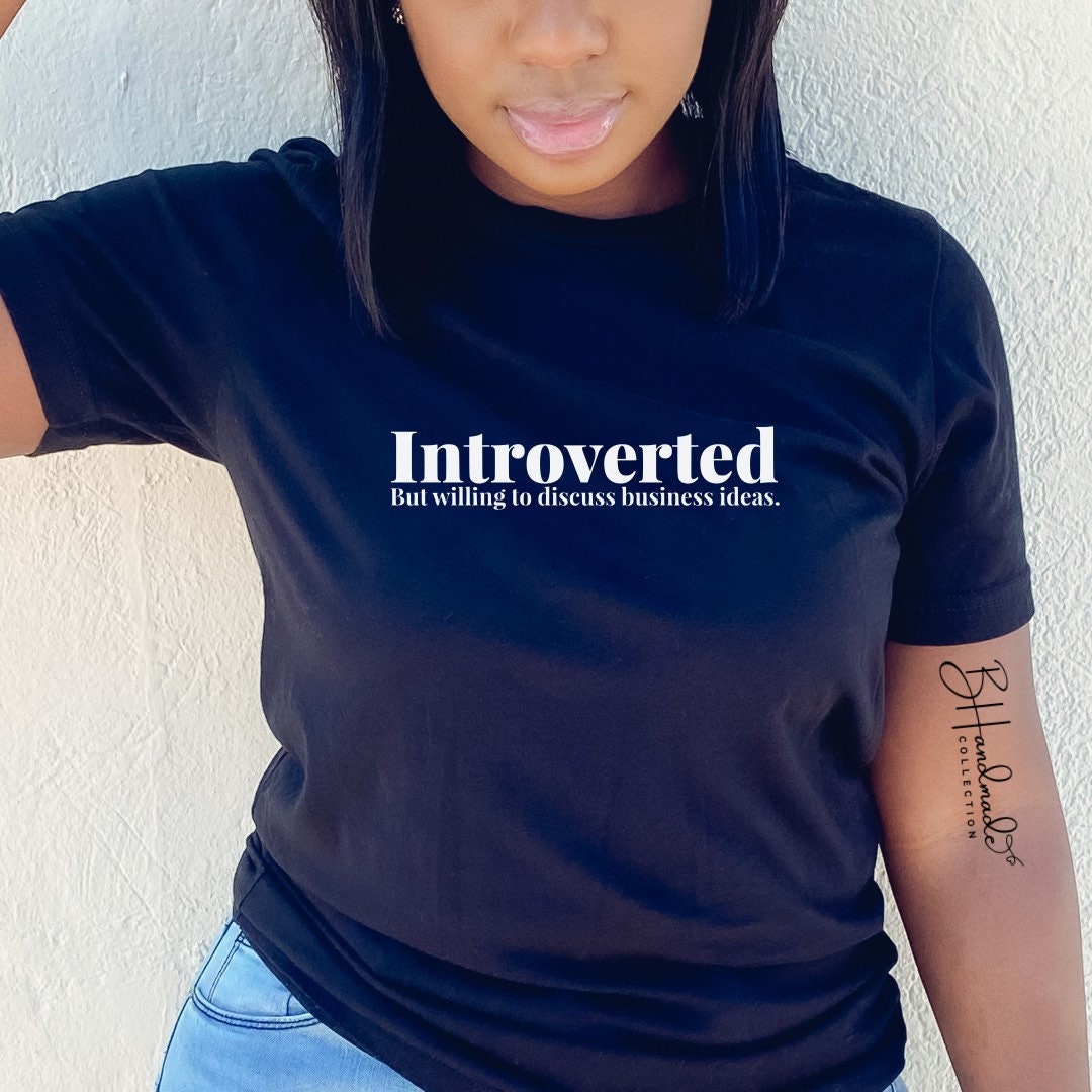Introverted ceo business owner graphic tee shirt