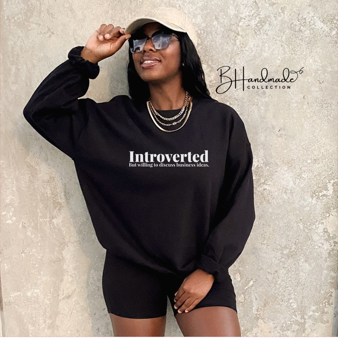 Introverted ceo business owner graphic tee shirt