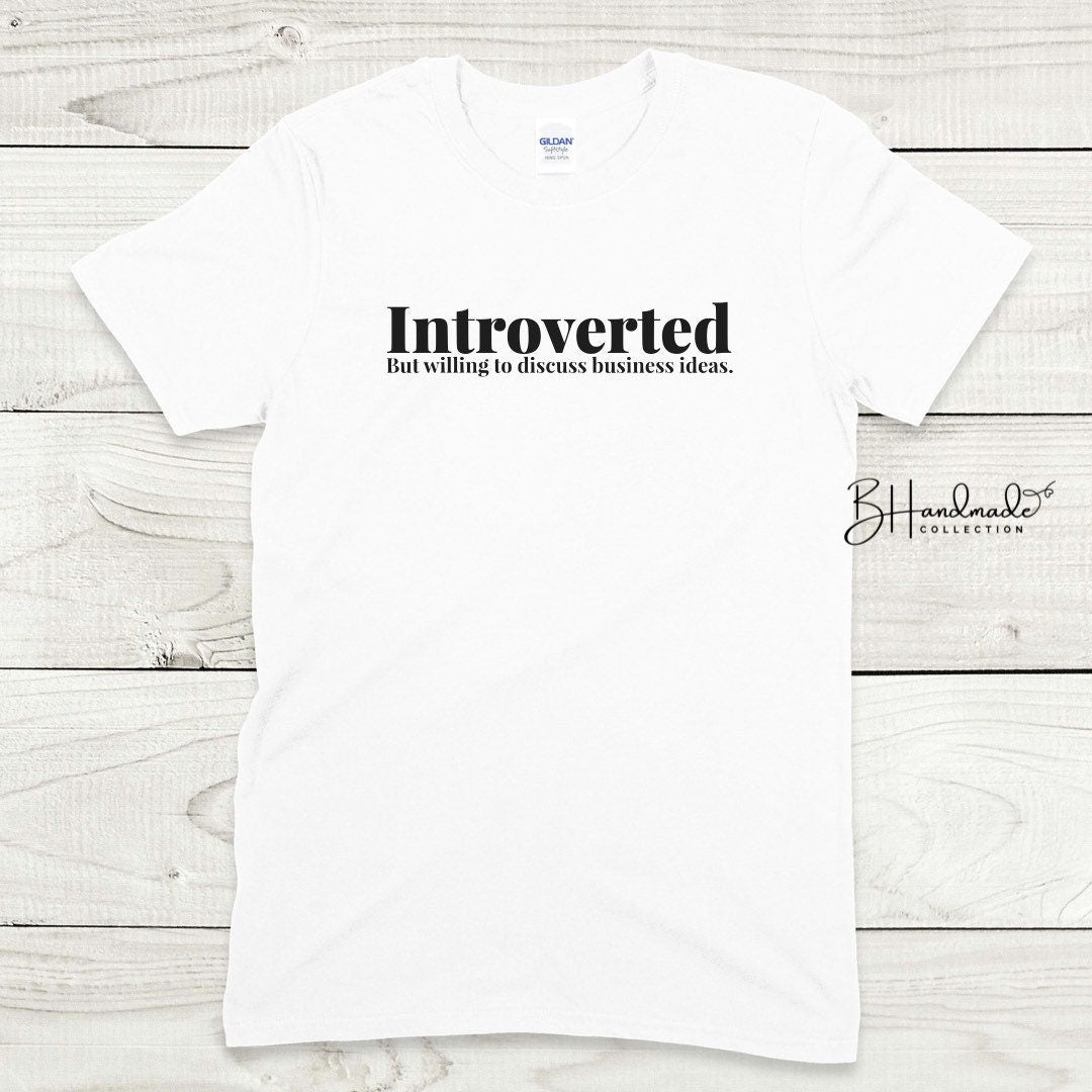 Introverted ceo business owner graphic tee shirt