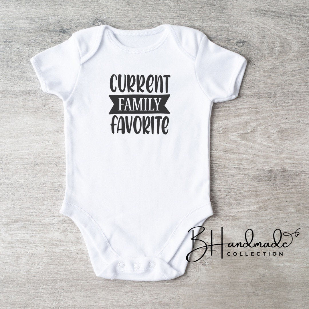 Currently the family favorite funny toddler baby shirt
