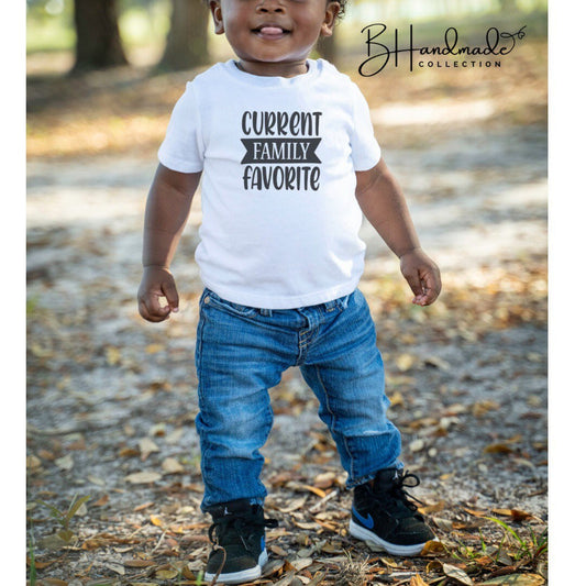 Currently the family favorite funny toddler baby shirt
