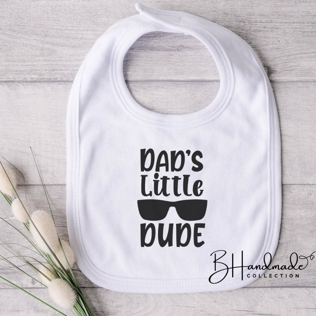 Dads little dude baby T-shirt father and son