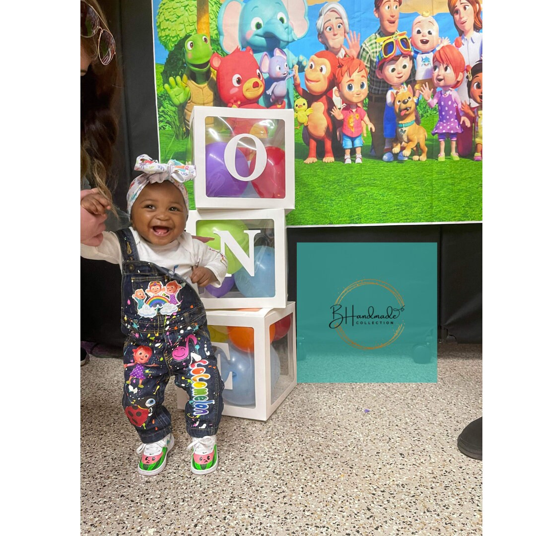 Custom melon inspired overall outfit