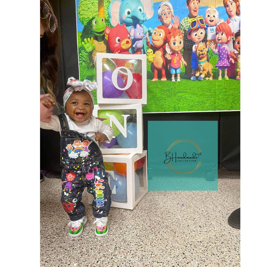 Custom melon inspired overall outfit