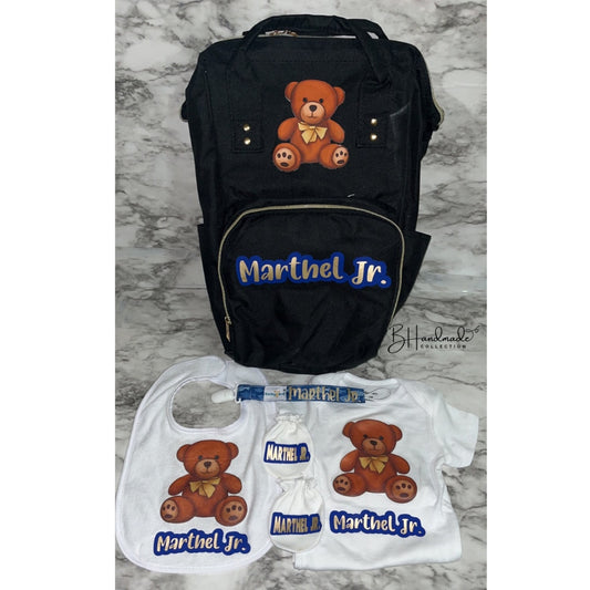 Mini baby diaper bag set