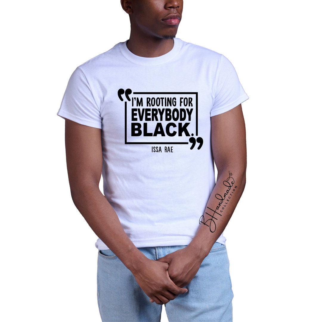 I'm Rooting For Everybody Black Graphic Tee