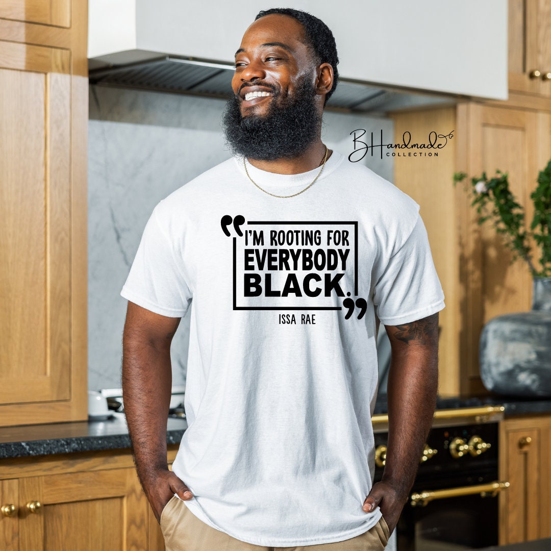 I'm Rooting For Everybody Black Graphic Tee