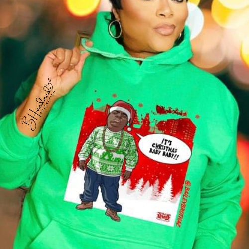 Biggie tribute inspired It’s Christmas Baby Baby graphic tee