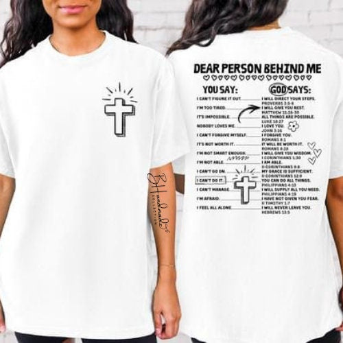 Dear Person God says graphic tee