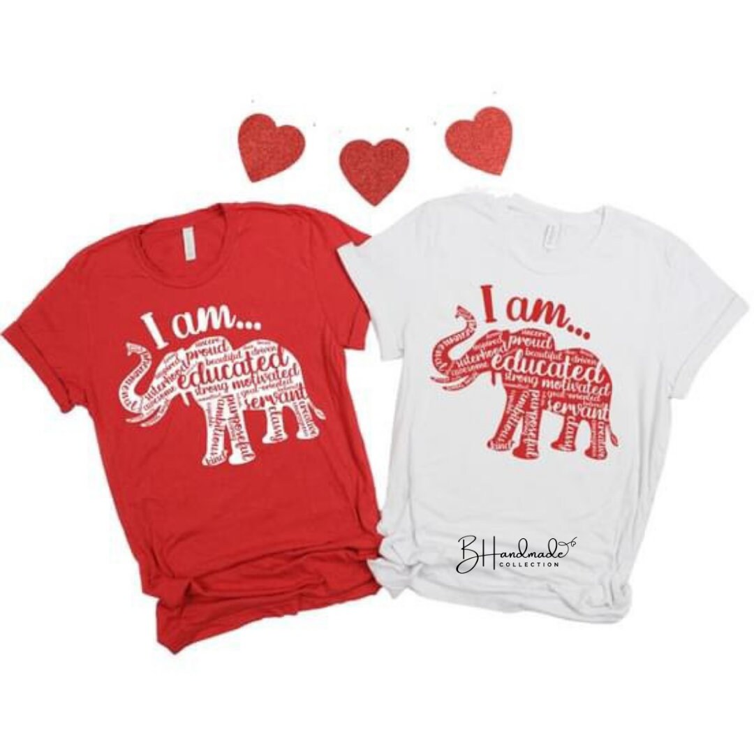 I Am Elephant Word Art Greek