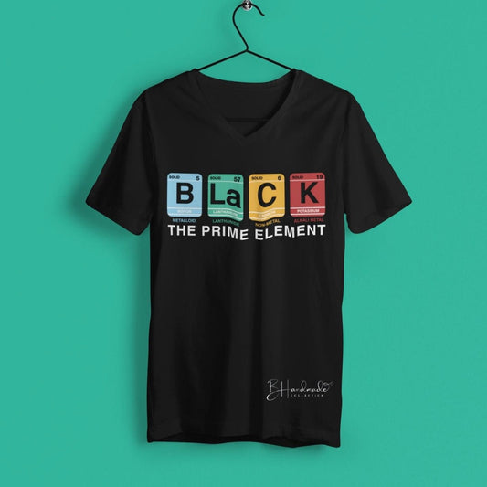 Black the prime element 2 graphic tee print