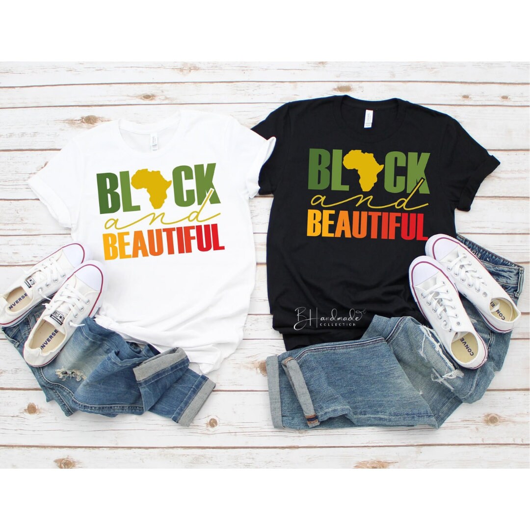 Black And Beautiful graphic tee