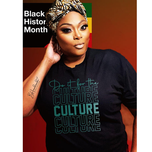 Do It For The Culture Metallic graphic tee