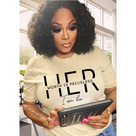 Her Worth Is Priceless Graphic Tee